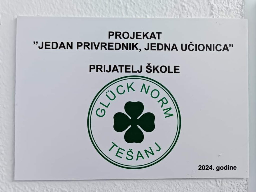 Firma Glück Norm postaje prijatelj Mješovite srednje škole