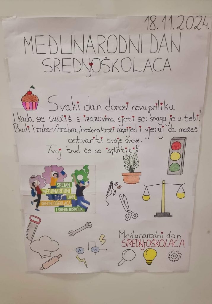 Vijeće učenika obilježilo Međunarodni dan srednjoškolaca Vijeće učenika obilježilo Međunarodni dan srednjoškolaca