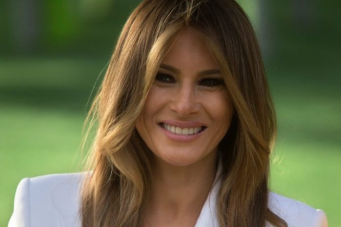 Melanija Tramp priča na slovenačkom